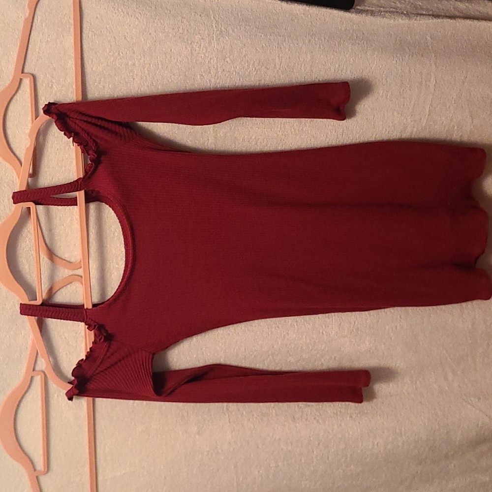 Off The Shoulder Sweater Dress